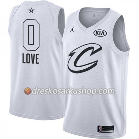 Muški NBA Dres Cleveland Cavaliers Kevin Love 0 2018 All-Star Jordan Brand Bijela Swingman